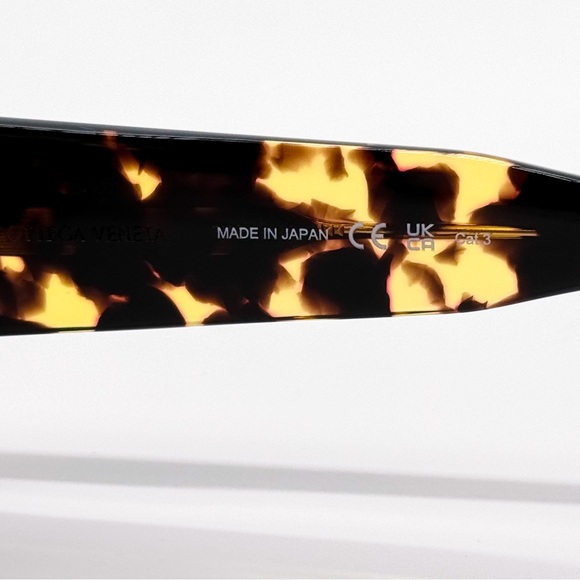 NEW BOTTEGA VENETA BV1144S 002 BROWN HAVANA CAT EYE WOMEN SUNGLASSES - Picture 9 of 10